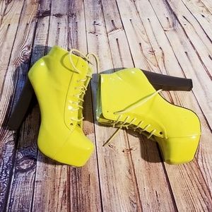 🖤NEON LIME BOOTIES